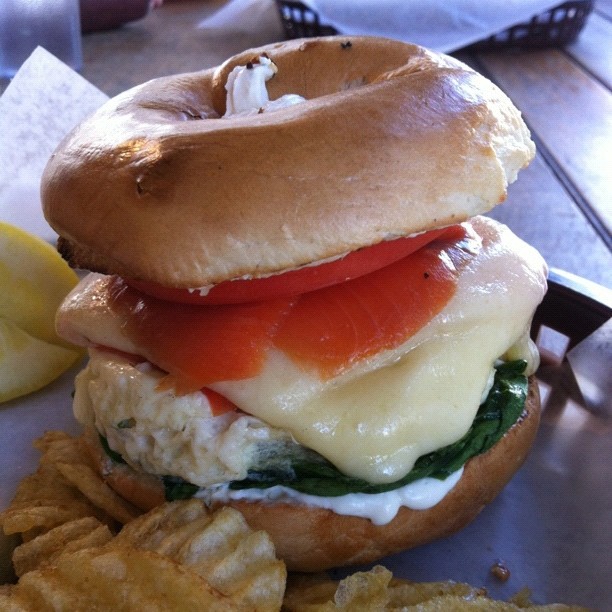 lox eggel bagel @ Solly's
