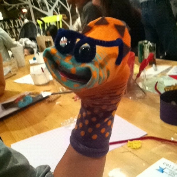 my sister's puppet, Vanessa