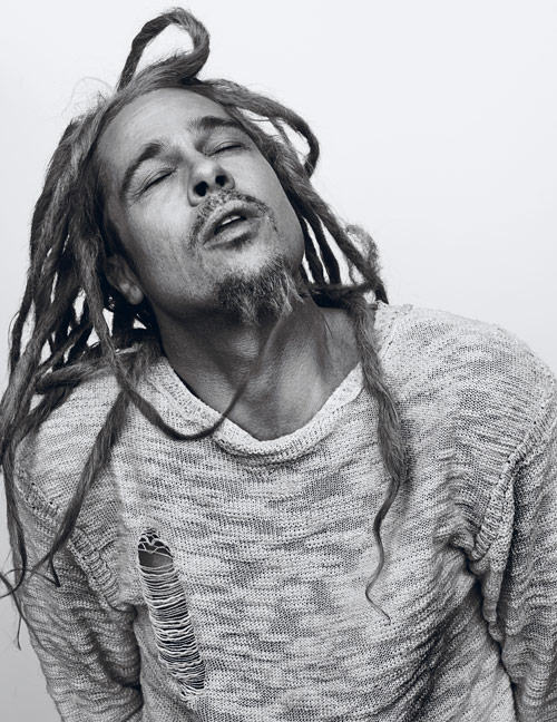 Brad Pitt portraits in Interview Magazine