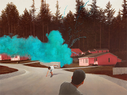 Paintings by artist Alex Roulette