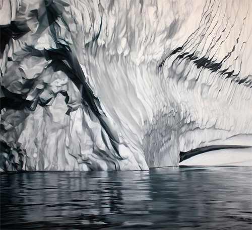 pastel drawings of greenland chasing light by artist zaria forman-forman_07