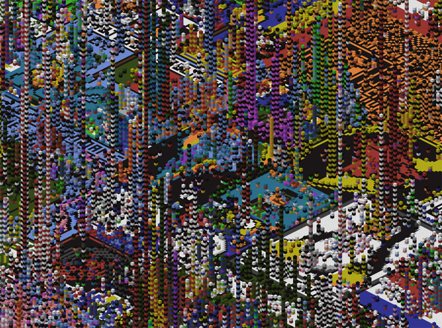 Reddit Users Participate in Elaborate Collaborative Canvas Made of 1