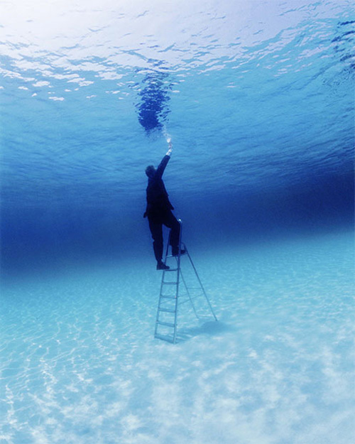 booooooom photo photography photographer philippe ramette underwater surreal blog