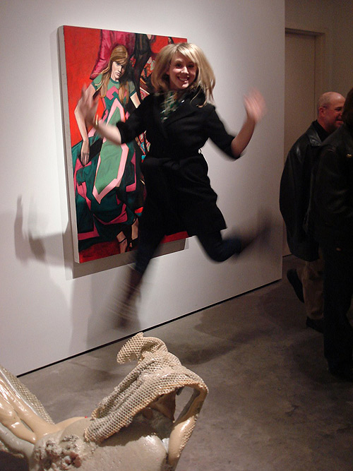 jumping in art museums galleries allison reimus