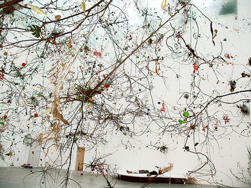 Gerda Steiner Jorg Lenzlinger brainforest art artist installation