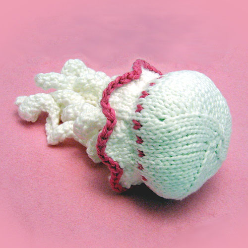 needle noodles knit sushi jellyfish