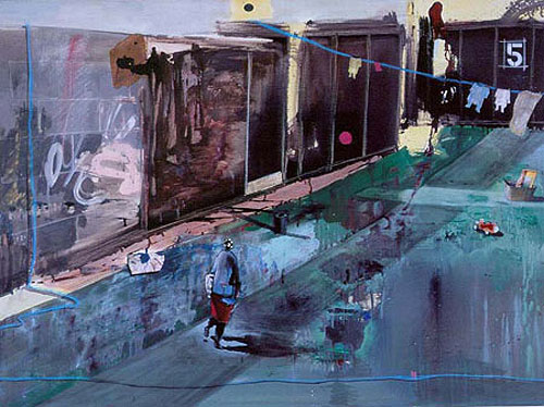 marcus jansen painting painter oil collage