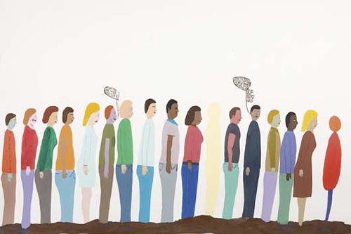 chris johanson painter drawing painting illustration