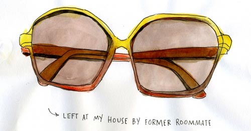 courtney reagor illustration sunglasses raised on sandwiches booooooom