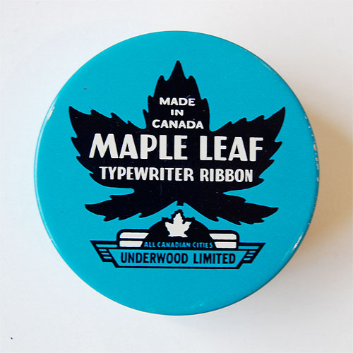 typewriter vintage ribbon tin collection uppercase