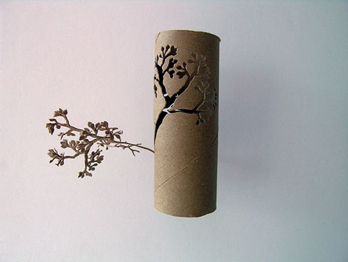 yuken teruya toilet paper roll cut out flower