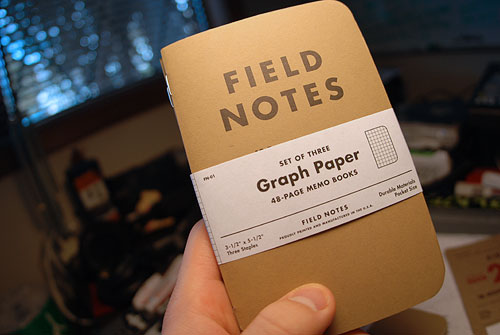 coudal field notes notebook sketchbook idea