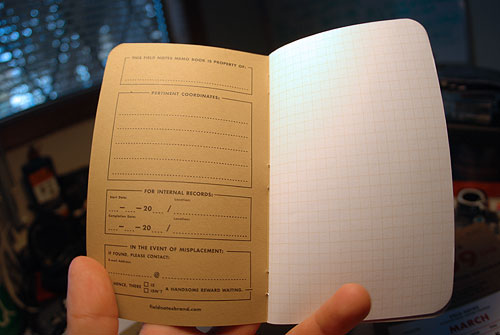 coudal field notes notebook sketchbook idea