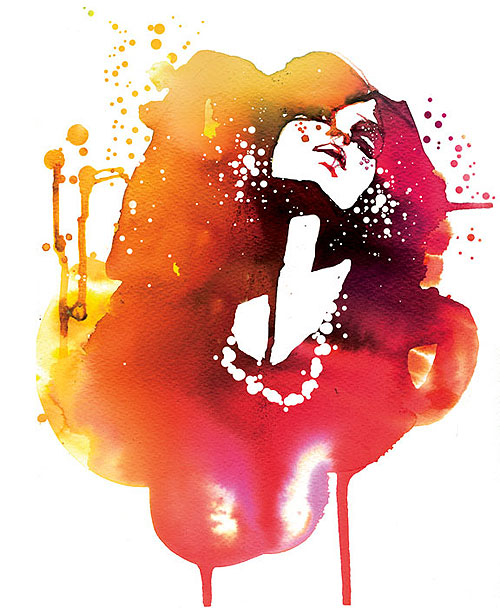 stina persson fashion illustration illustrator drawing watercolor paint ink