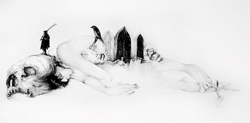 miso drawing wheat paste painting street artist mixed media