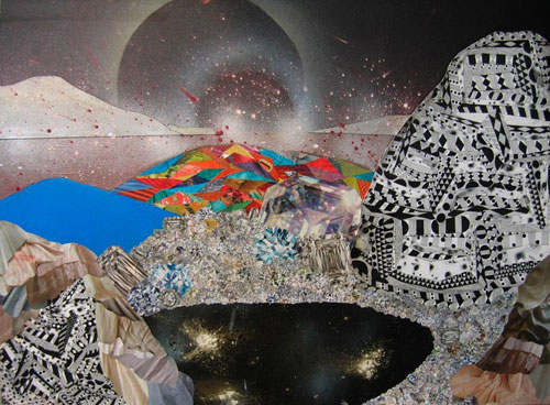 hilary pecis collage illustration illustrator