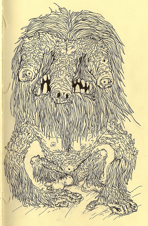 devin renshaw super crazy monsters drawings