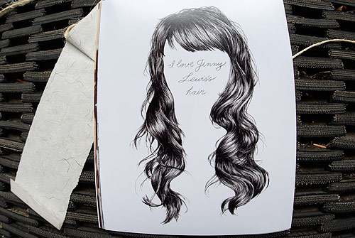 emily wong hair drawing