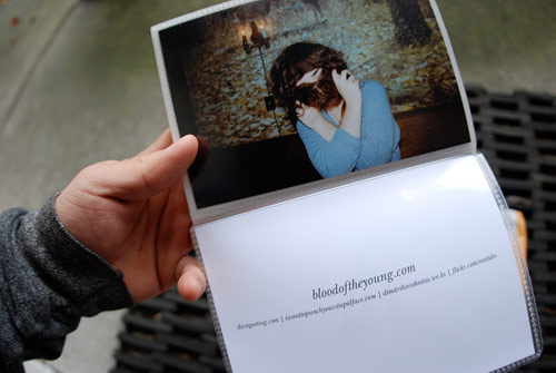 blood of the young zine exteens photography