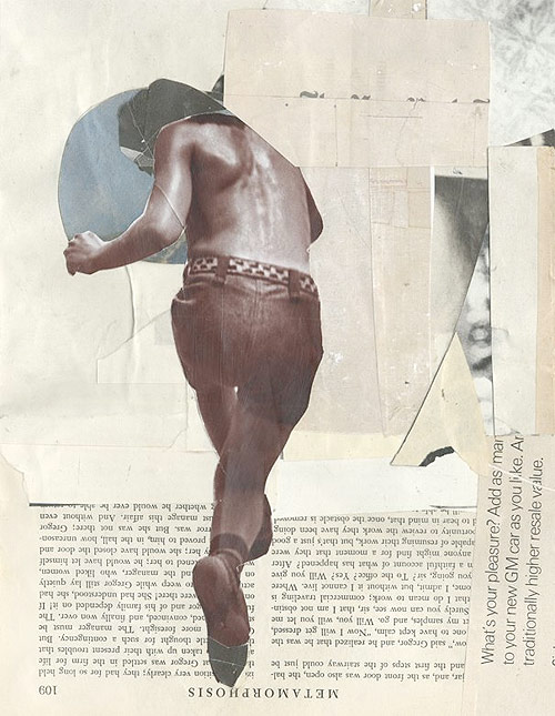 james gallagher artist collage paper