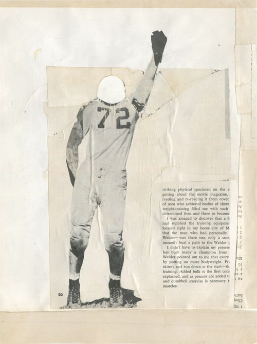 james gallagher artist collage paper