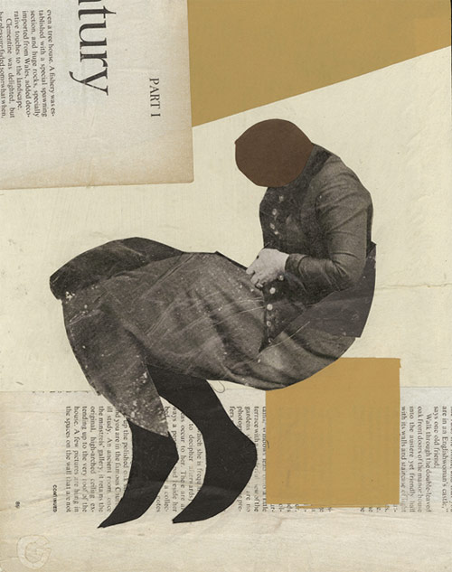 james gallagher artist collage paper