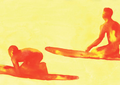 the endless summer zine drawing painting manfred naescher