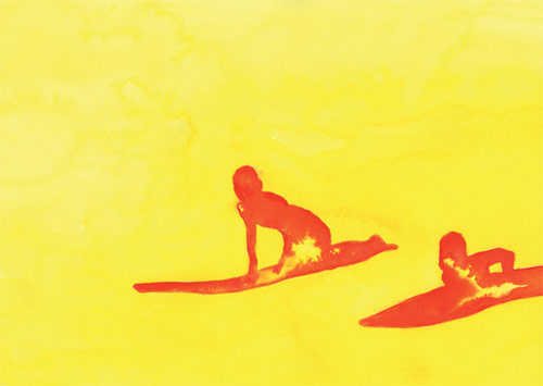 the endless summer zine drawing painting manfred naescher