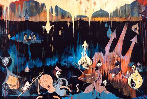 camille rose garcia painter seven painting los angeles