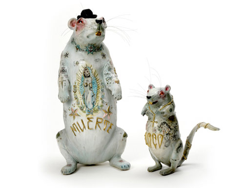 elizabeth mcgrath art sculpture rats