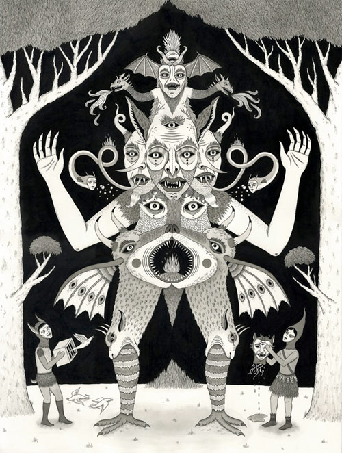 one jon macnair illustrator illustration michigan artist drawing