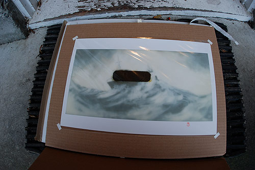 kenichi hoshine graphite acrylic artist drawing wax print