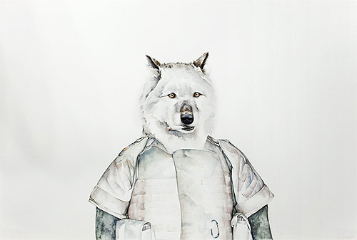 amy ross artist painter painting steven zevitas wolf brother gallery