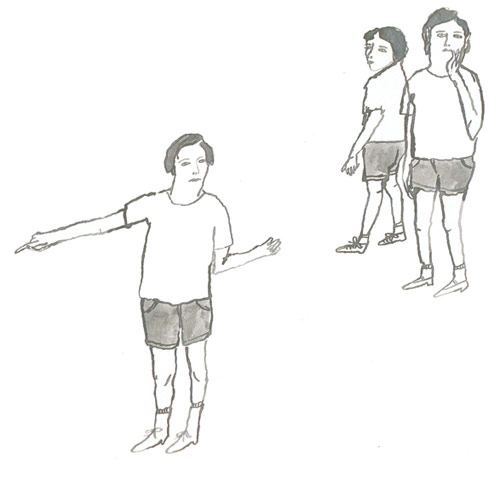 Illustrator Pia Bramley drawing illustration