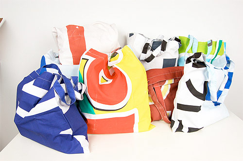 poketo recycled street banner bags