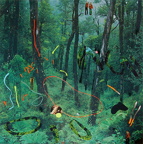 Collage artist Virginia Echeverria