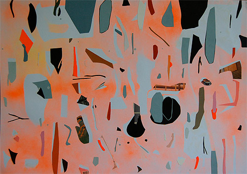 Collage artist Virginia Echeverria