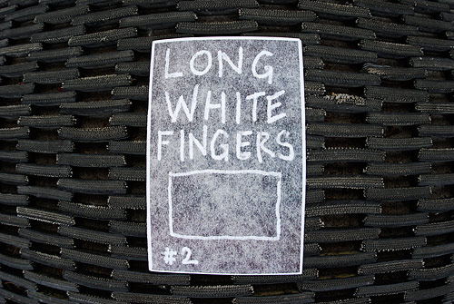 long white fingers photography zine