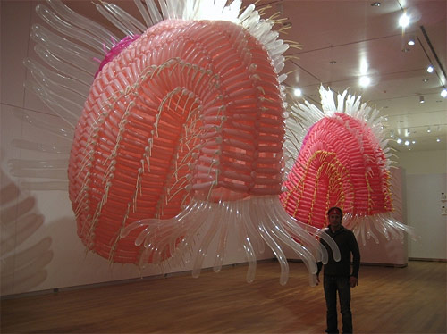 Balloon sculptures by artist Jason Hackenwerth