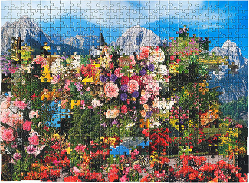 Love Love puzzle collages by Kent Rogowski
