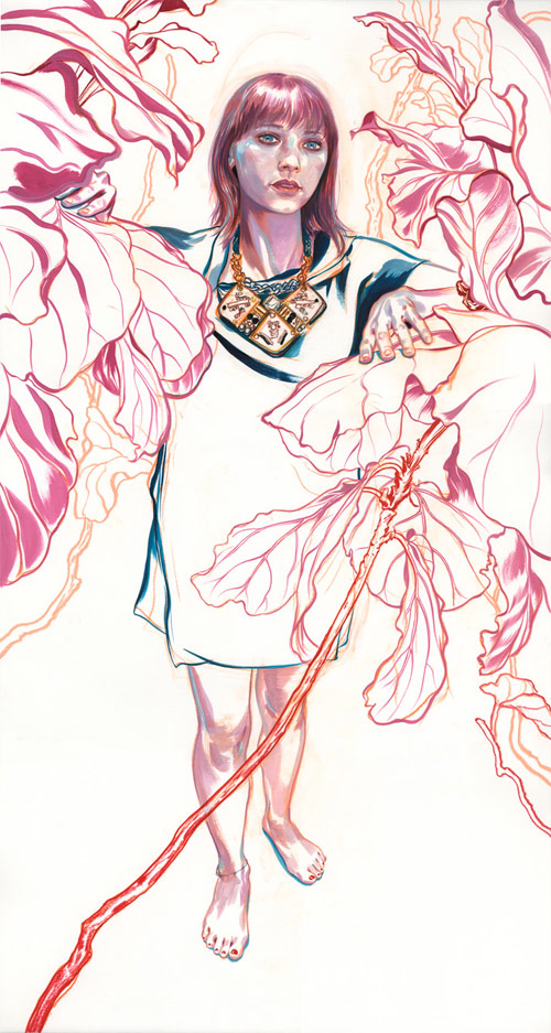james jean drawings birds and boys