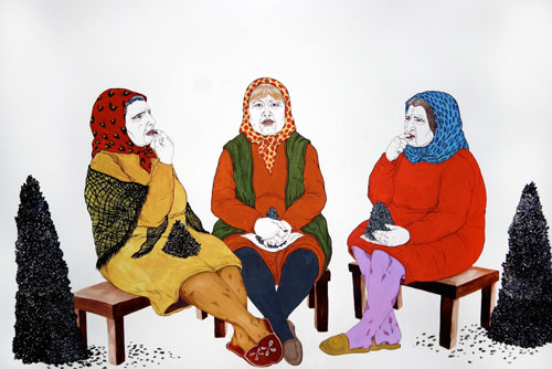 Artist illustrator Alisha Amirkhanian illustration