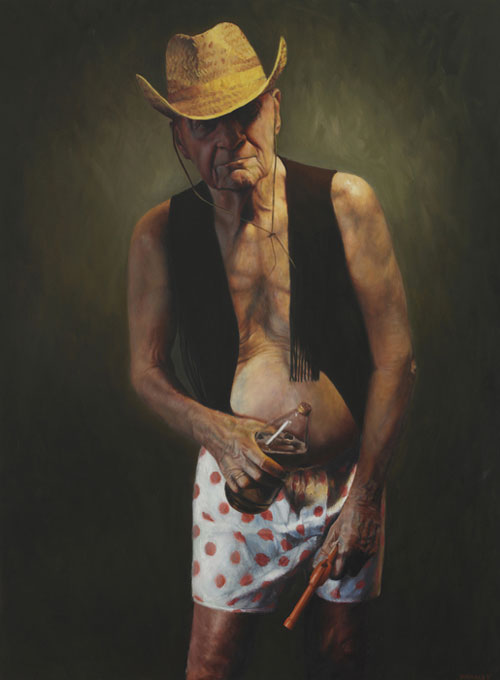 Artist painter Jason Bard Yarmosky painting