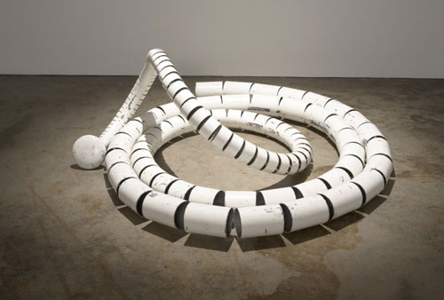 Sculptures installations by artist Robbie Rowlands
