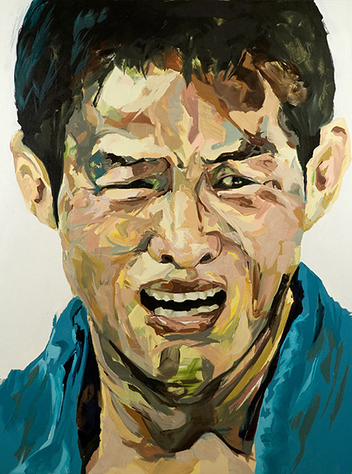 Artist painter David T. Cho painting vancouver