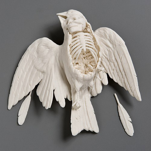 Porcelain sculptures by Kate MacDowell