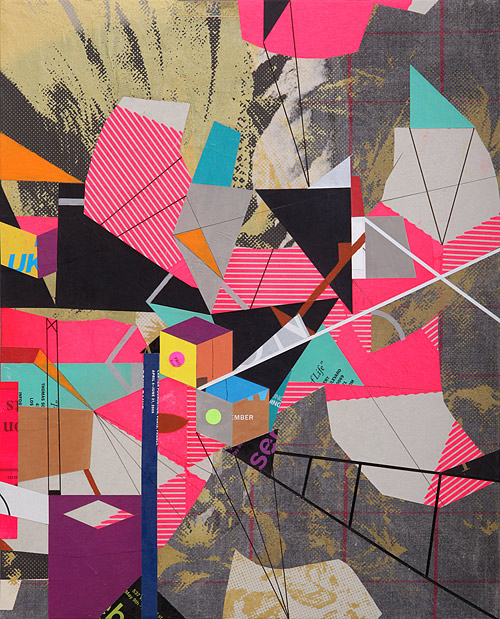 Mixed media works by artist Clark Goolsby