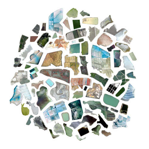Satellite Collections by artist Jenny Odell collected from Google satellite view