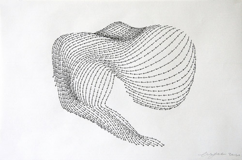 Drawings by artist Peter Jellitsch