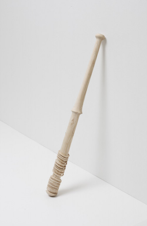 Baseball bats by artist Vincent Kohler turnaround sculptures